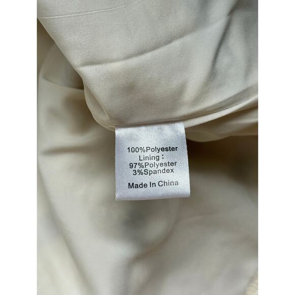 NWT Tuckernuck Navy Stripe Tweed Sleeveless Jackie Mini Fall Dress Cream Small - Picture 7 of 7